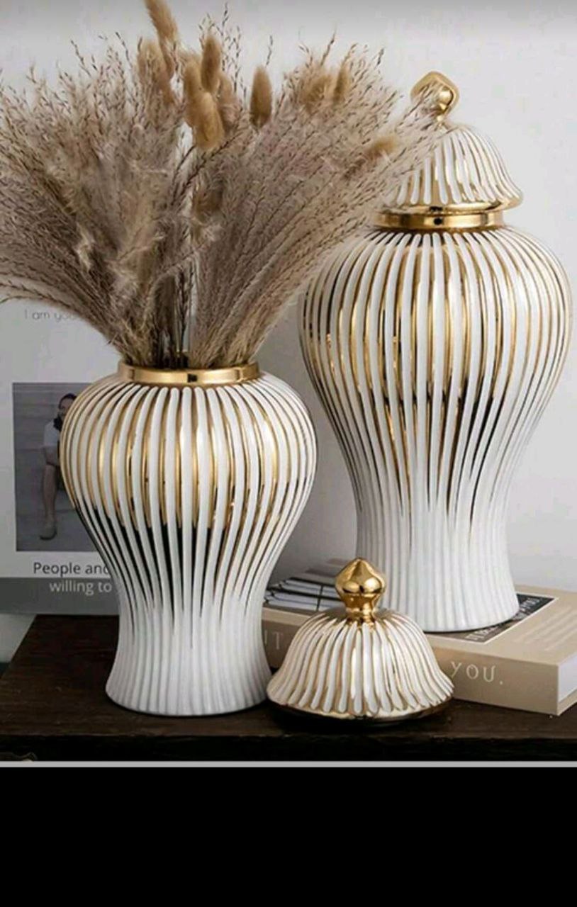 Jarrón de estilo europeo de cerámica