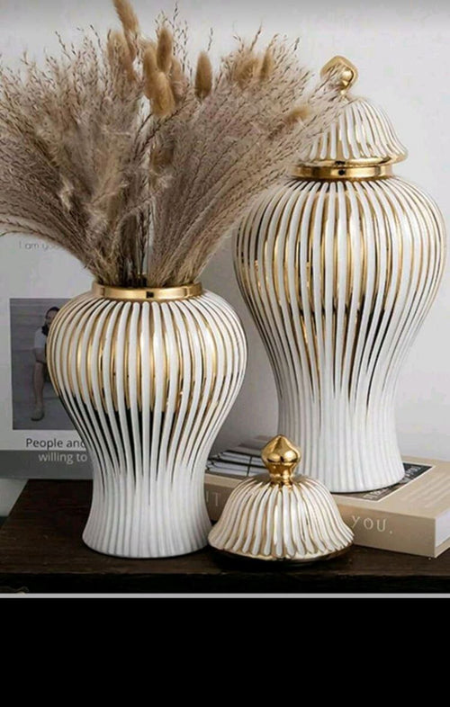 Jarrón de estilo europeo de cerámica