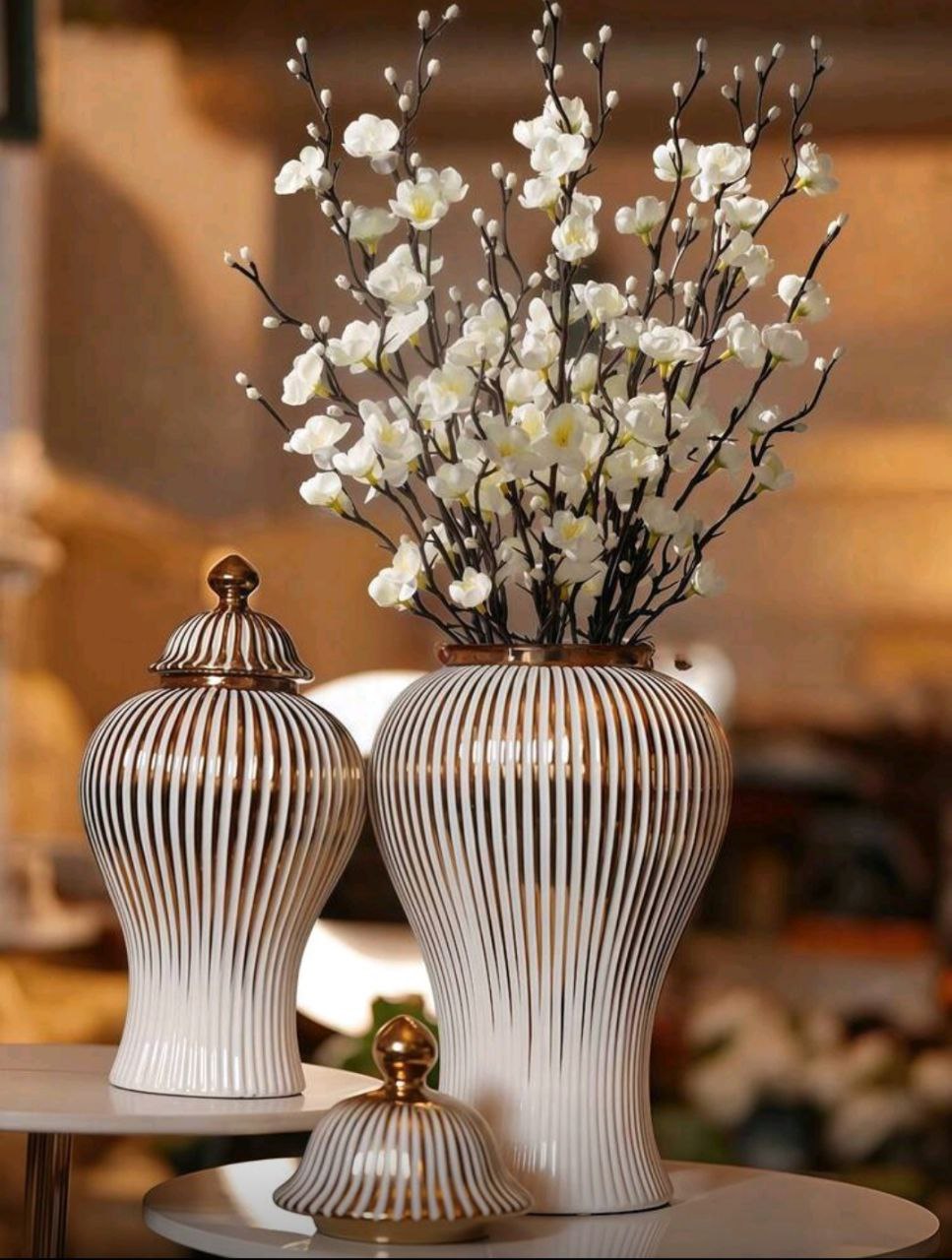 Jarrón de estilo europeo de cerámica